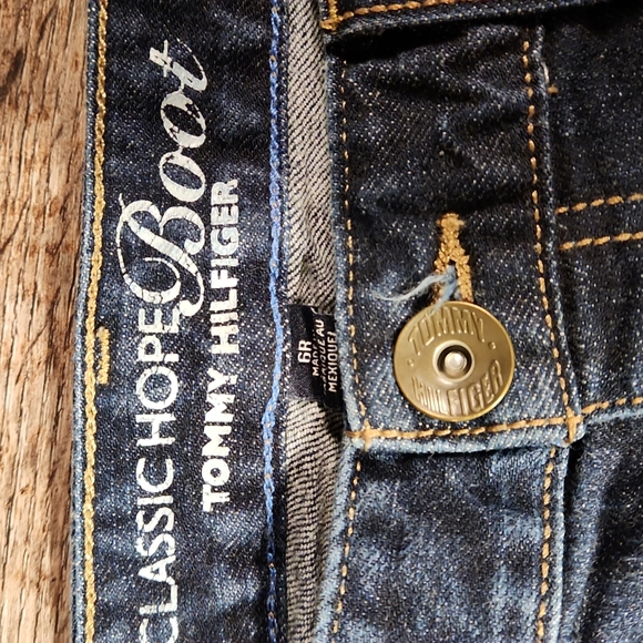 Tommy Hilfiger bootcut jeans size 6  6R Classic Hope boot - Picture 3 of 7